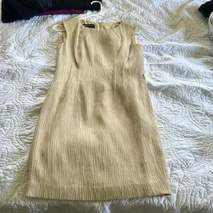 Jones New York cream/tan dress